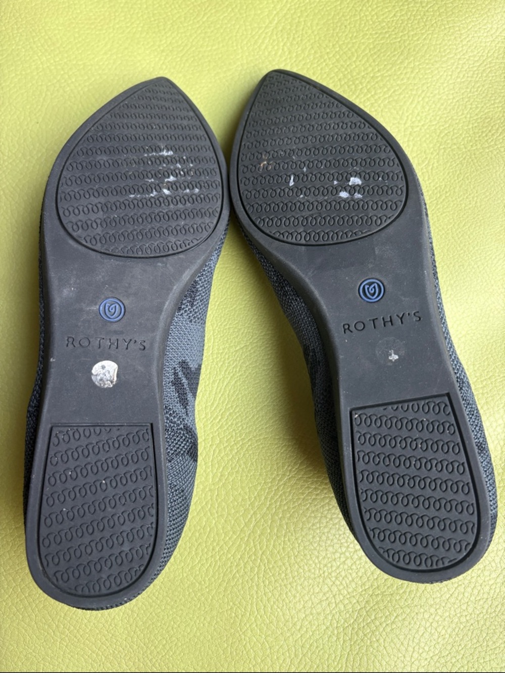 Rothy's The Point Camo Flats Gray and Black 5 NWOT - Picture 5 of 5